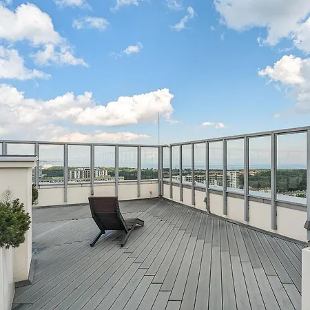 דירה Cztery Oceany For 4 Guests With Balcony & Parking By Renters גדנסק