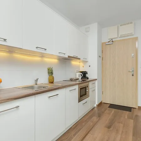 Cztery Oceany For 4 Guests With Balcony & Parking By Renters דירה *